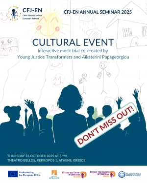 4&omicron; &Epsilon;&tau;ή&sigma;&iota;&omicron; &Sigma;&upsilon;&nu;έ&delta;&rho;&iota;&omicron; &laquo;&Gamma;&epsilon;&phi;&upsilon;&rho;ώ&nu;&omicron;&nu;&tau;&alpha;&sigmaf; &tau;&alpha; &sigma;&upsilon;&sigma;&tau;ή&mu;&alpha;&tau;&alpha; &pi;&alpha;&iota;&delta;&iota;&kappa;ή&sigmaf; &pi;&rho;&omicron;&sigma;&tau;&alpha;&sigma;ί&alpha;&sigmaf; &kappa;&alpha;&iota; &pi;&alpha;&iota;&delta;&iota;&kappa;ή&sigmaf; &delta;&iota;&kappa;&alpha;&iota;&omicron;&sigma;ύ&nu;&eta;&sigmaf; - &Pi;&rho;&omicron;&sigmaf; &mu;&iota;&alpha; &pi;&alpha;&iota;&delta;&omicron;&kappa;&epsilon;&nu;&tau;&rho;&iota;&kappa;ή &pi;&rho;&omicron;&sigma;έ&gamma;&gamma;&iota;&sigma;&eta;&raquo;  &ldquo;Bridging Child Protection and Child Justice  Enhancing collaborations for child-centered justice systems&rdquo;